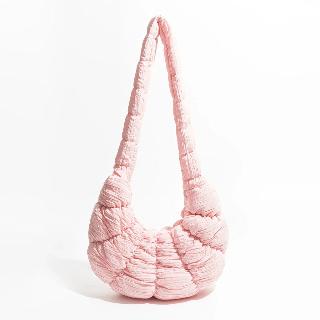 Puff Croissant Shoulder Bag - Stylish and Versatile Handbag-Orizon Depot