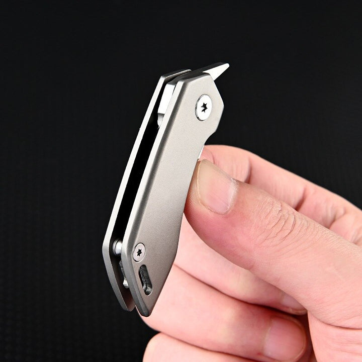 Titanium Alloy Keychain Knife with Bag Clip-Orizon Depot