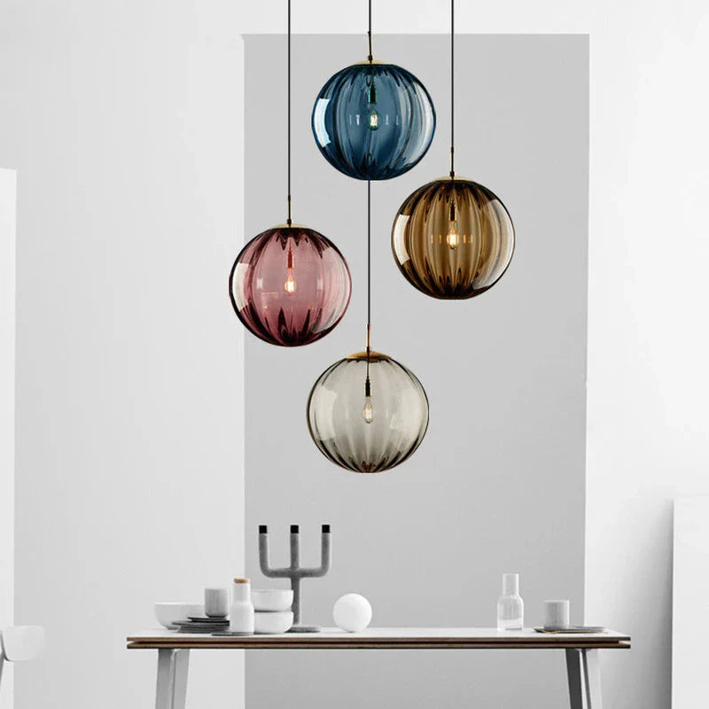 Contemporary Glass Ball Pendant Light | Nordic Style for Any Room