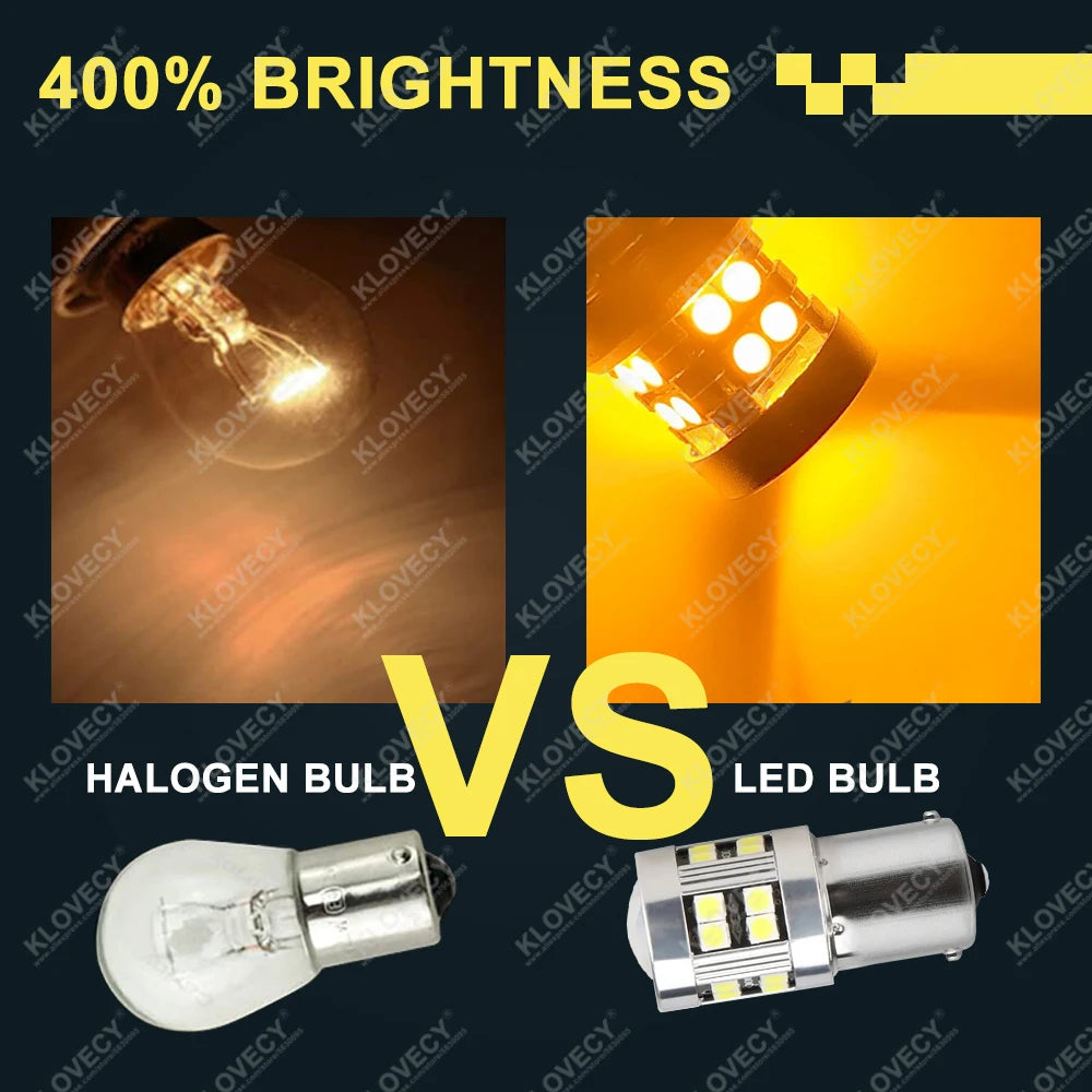 2/4 PCS 1156 1157 LED Bulbs for Car Parking Signal Lights 12V 24V