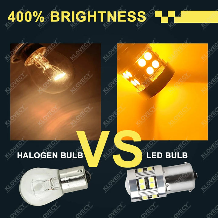 2/4 PCS 1156 1157 LED Bulbs for Car Parking Signal Lights 12V 24V
