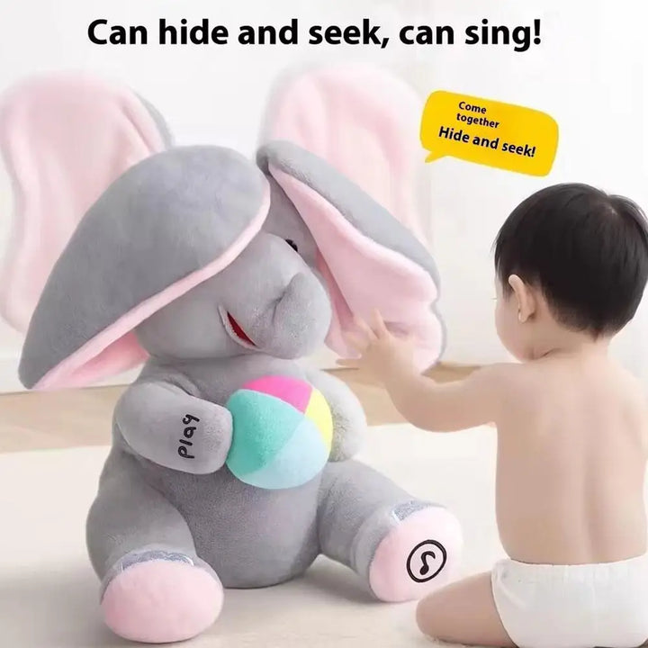 Interactive Singing Elephant Plush Toy for Babies - Soothing Gift