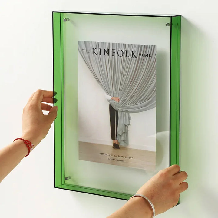 Double-Sided Acrylic Photo Frame for Displaying Memories-Orizon Depot