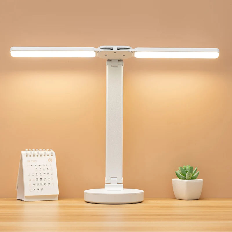 Adjustable Rechargeable Reading Lamp - Dimmable with Phone Table-Orizon Depot