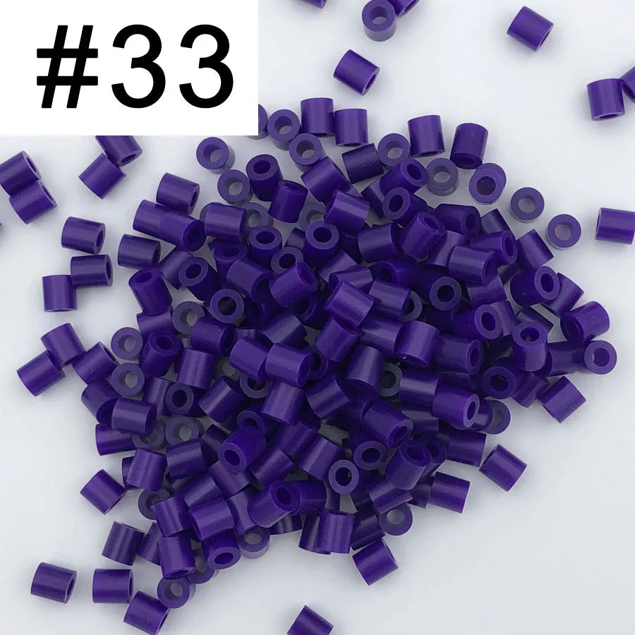 5mm 1000PCS Colorful Iron Fuse Beads for Kids DIY Pixel Art Toys