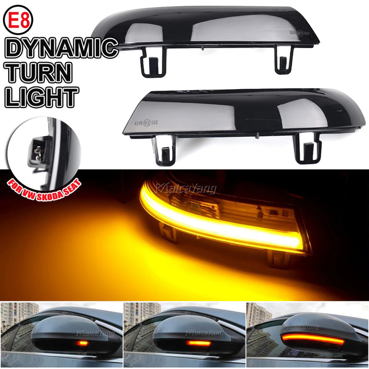 Dynamic LED Turn Signal Light for VW Passat, Golf, Jetta, Sharan