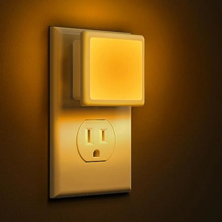 Night Lights Plug into Wall 2-Pack, Soft White Auto-On/Off