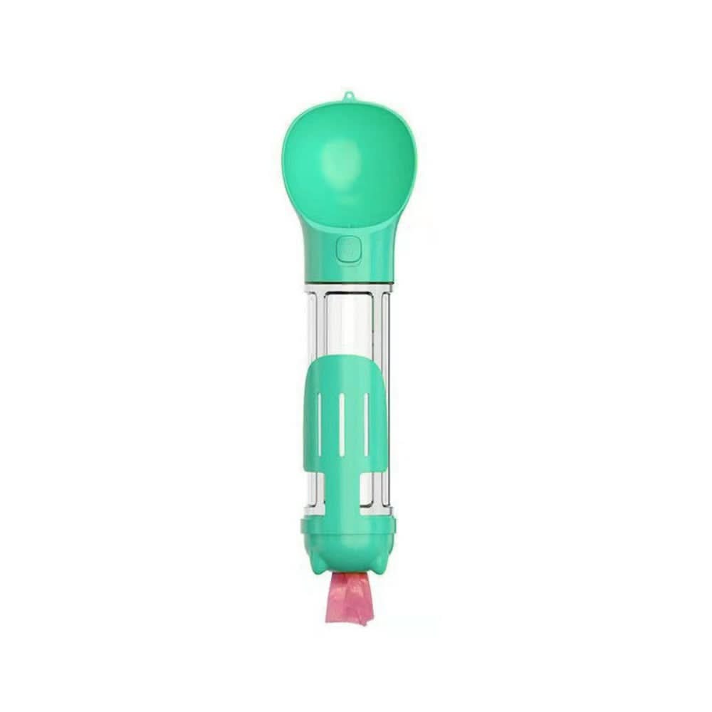 2-in-1 Water & Food Bottle with Poop Bag Holder for Pets-Orizon Depot