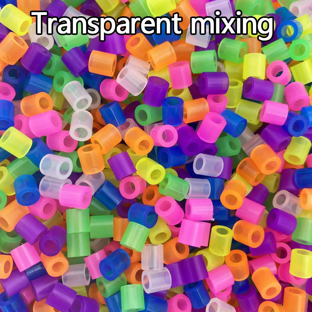 5mm 1000PCS Colorful Iron Fuse Beads for Kids DIY Pixel Art Toys
