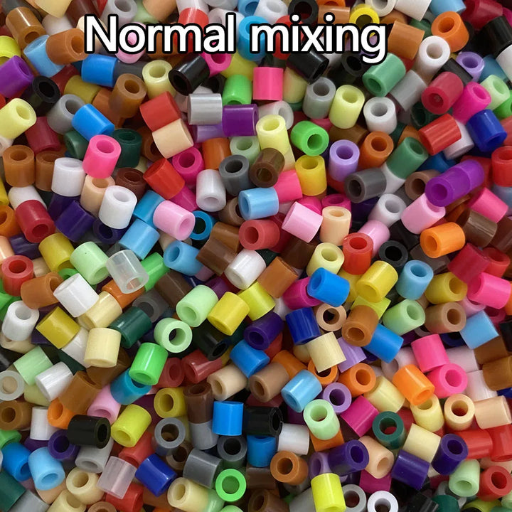 5mm 1000PCS Colorful Iron Fuse Beads for Kids DIY Pixel Art Toys
