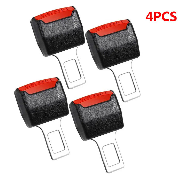 4PC Car Seat Belt Clip Extender Safety Lock Buckle Plug Accessory