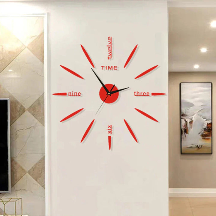 Large Unique Style Acrylic Wall Clock for Home Decor-Orizon Depot