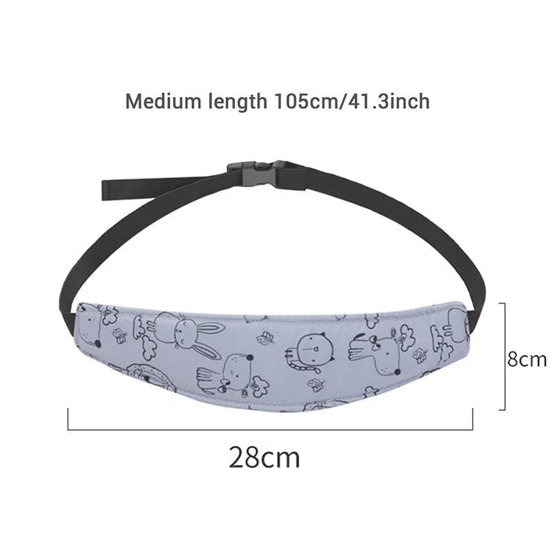 Adjustable Baby Car Seat Head Support for Strollers and Playpens