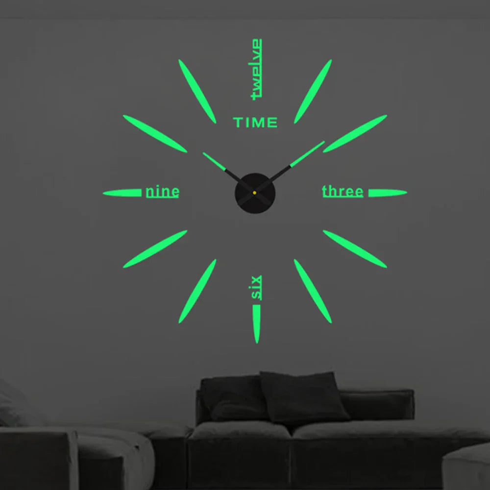 Large Unique Style Acrylic Wall Clock for Home Decor-Orizon Depot
