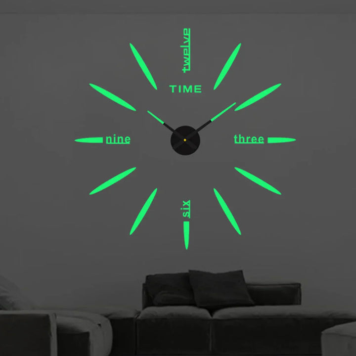 Large Unique Style Acrylic Wall Clock for Home Decor-Orizon Depot