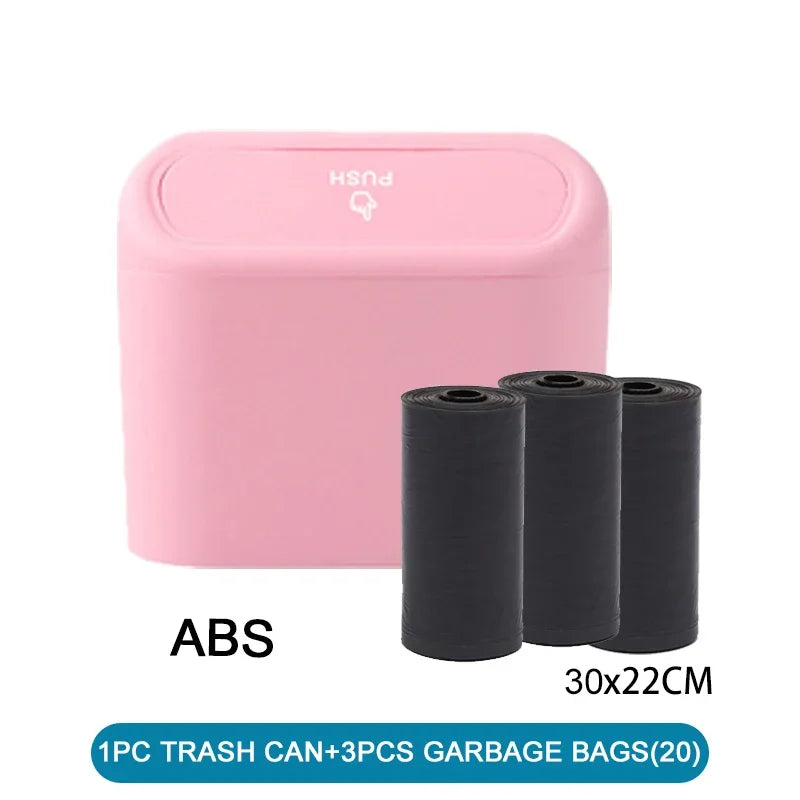 Keep Your Vehicle Spotless with a Compact Leak-Proof Car Trash Can