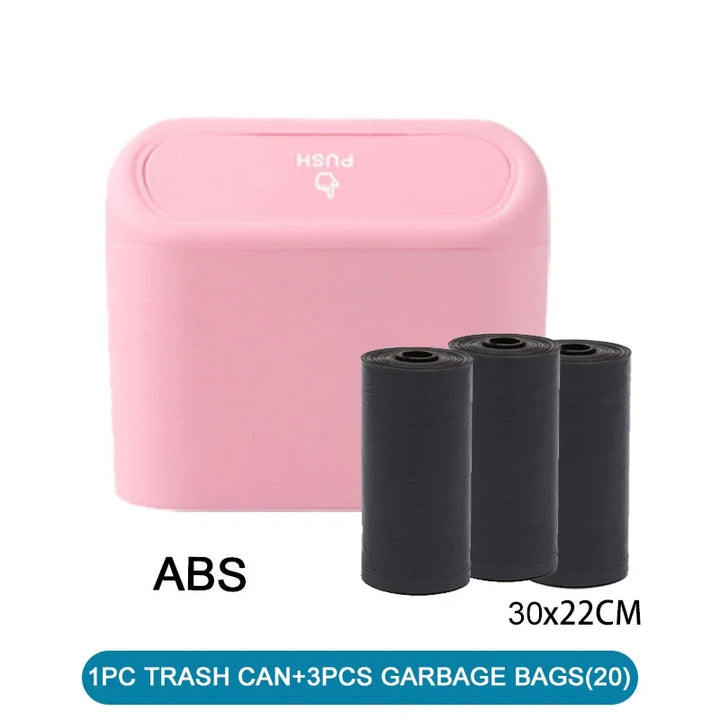 Keep Your Vehicle Spotless with a Compact Leak-Proof Car Trash Can