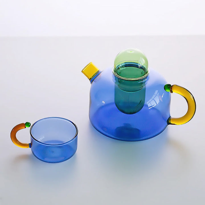 Colorful Glass Tableware Set for Stylish Dining and Entertaining-Orizon Depot