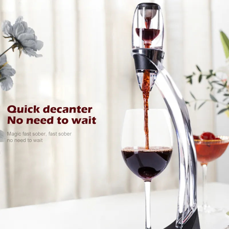 Wine Aerator and Decanter Set with Filters and Stand Diffuser-Orizon Depot