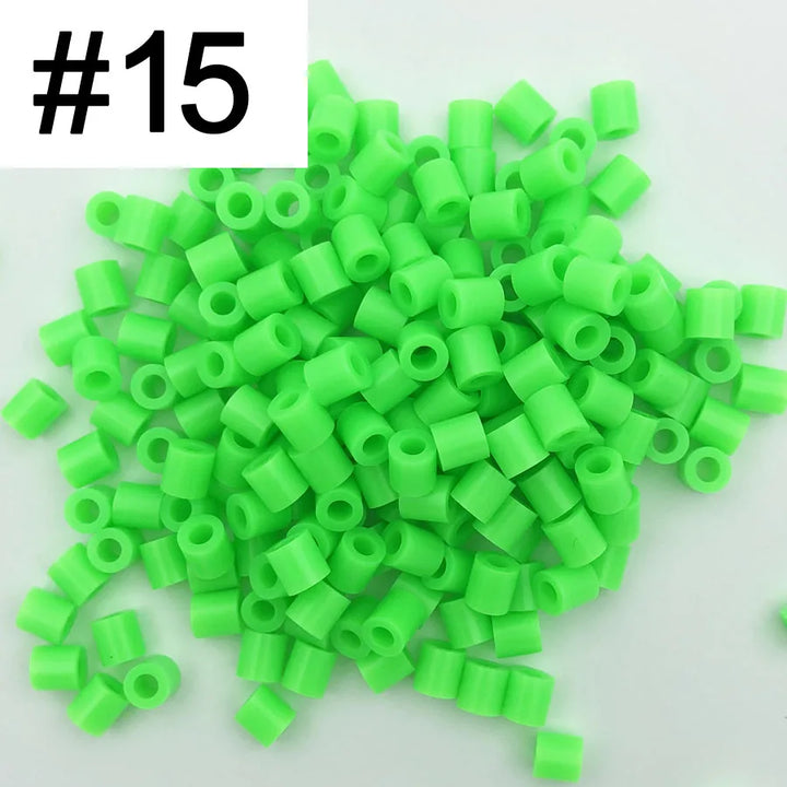 5mm 1000PCS Colorful Iron Fuse Beads for Kids DIY Pixel Art Toys