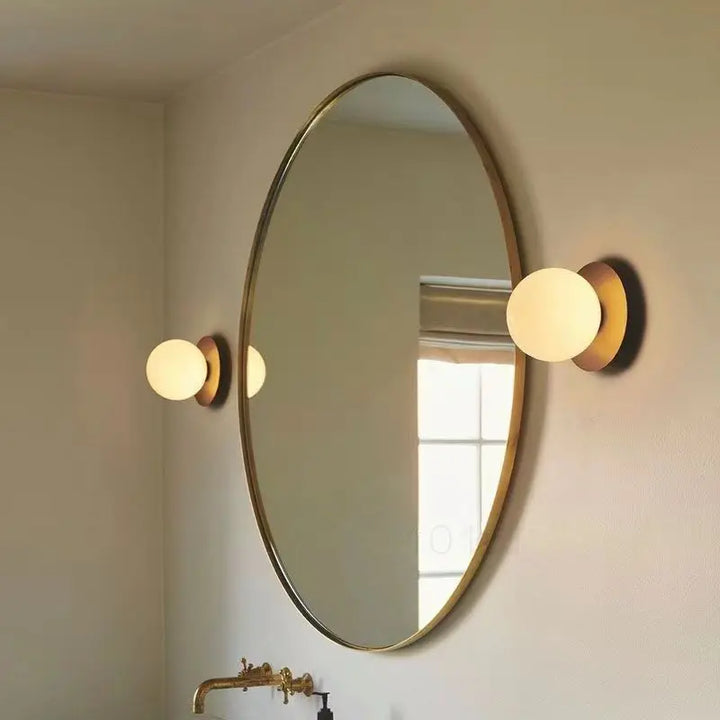 Minimalist Modern Glass Wall Lamp for Bathroom & Bedroom Lighting