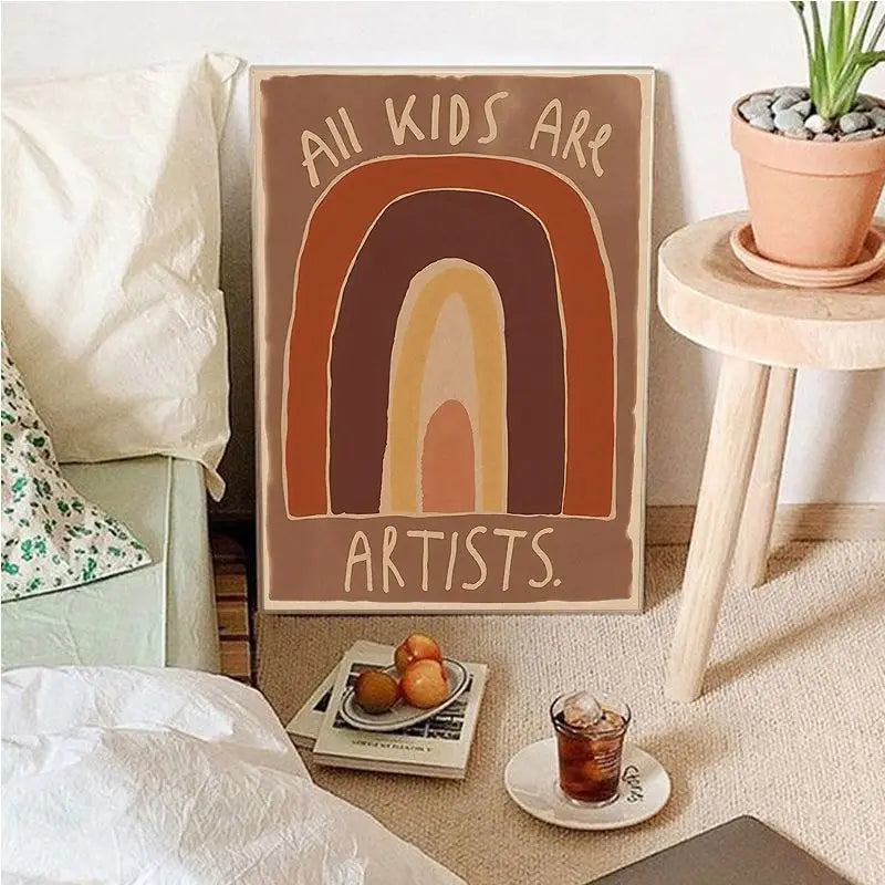 Vintage Cartoon Canvas Wall Art-Orizon Depot