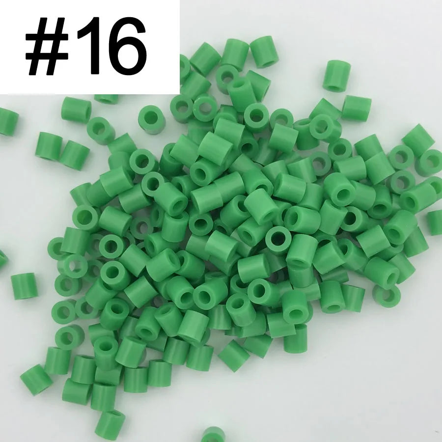 5mm 1000PCS Colorful Iron Fuse Beads for Kids DIY Pixel Art Toys
