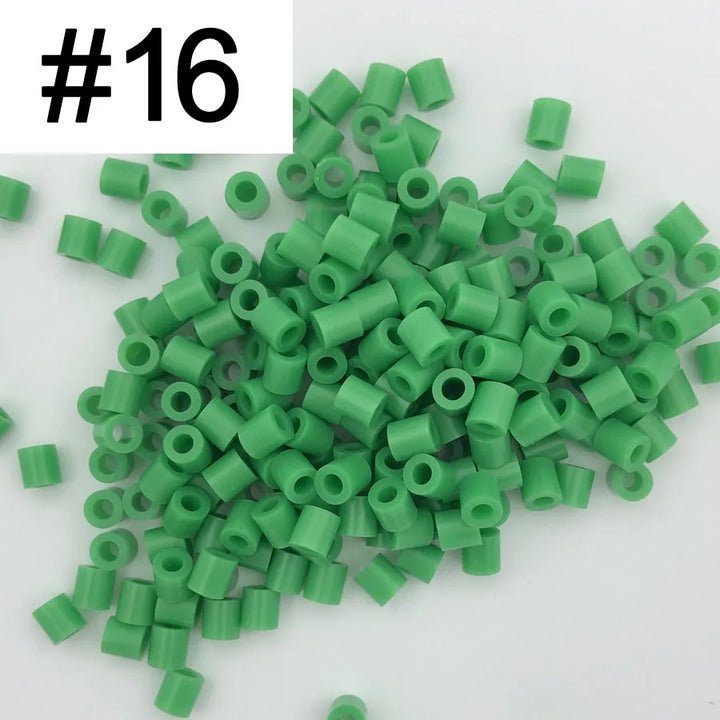 5mm 1000PCS Colorful Iron Fuse Beads for Kids DIY Pixel Art Toys