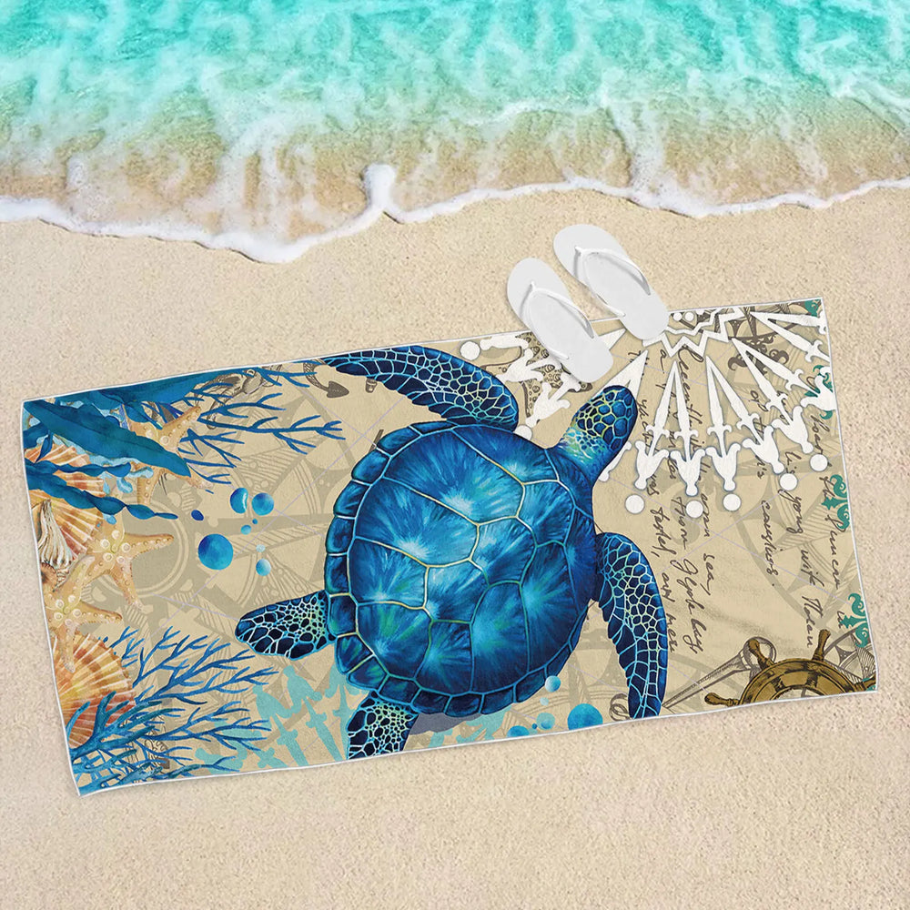 SeaQuest TurtleTrek Beach Towel for Fun Water Adventures-Orizon Depot