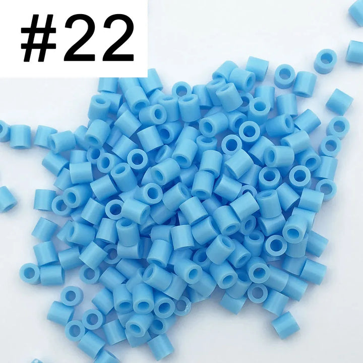 5mm 1000PCS Colorful Iron Fuse Beads for Kids DIY Pixel Art Toys