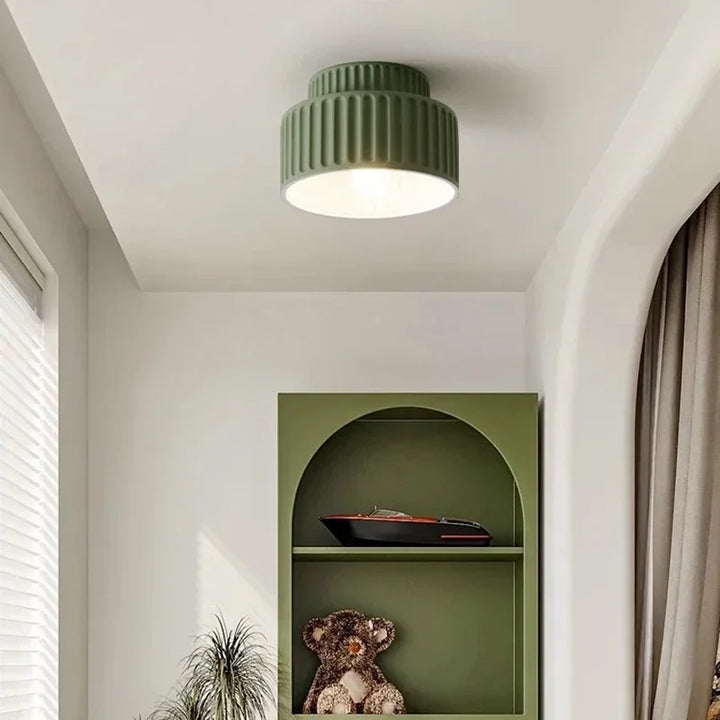 Sculptural Ripple Ceiling Light | Elegant Design, Soft Glow