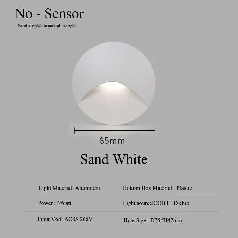 Modern Waterproof IP65 LED Recessed Wall Lamp for Outdoor Lighting-Orizon Depot