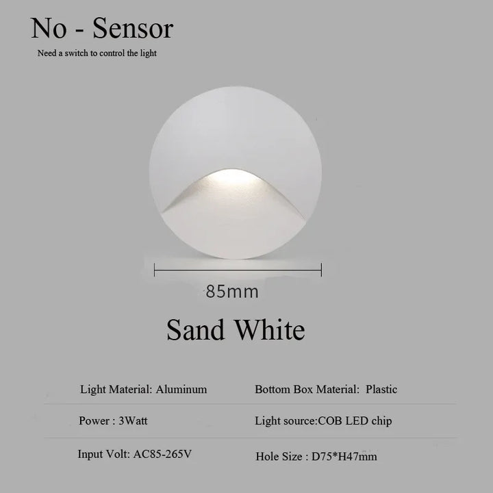 Modern Waterproof IP65 LED Recessed Wall Lamp for Outdoor Lighting-Orizon Depot