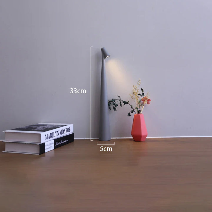 Rechargeable Touch Dimmable LED Table Lamp for Modern Spaces