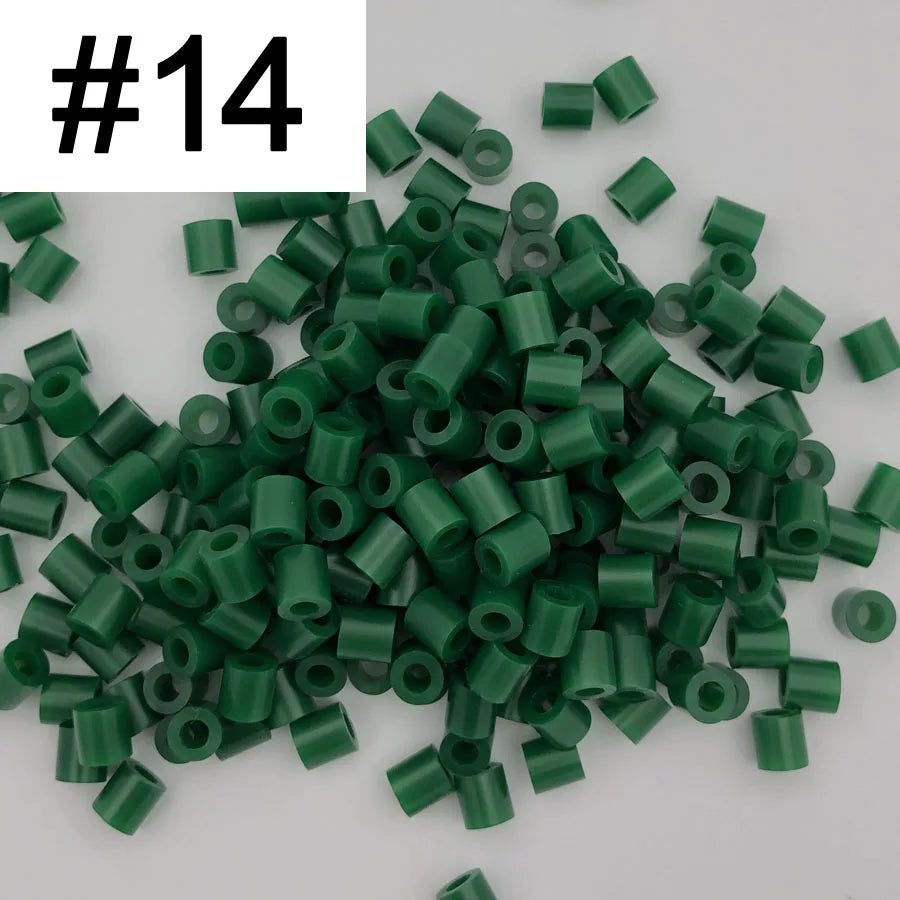 5mm 1000PCS Colorful Iron Fuse Beads for Kids DIY Pixel Art Toys