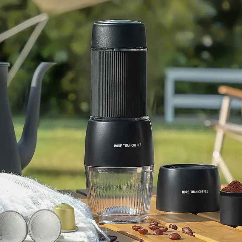 Portable 18 Bar Coffee Machine, Hand Pressure Operation for Camping-Orizon Depot