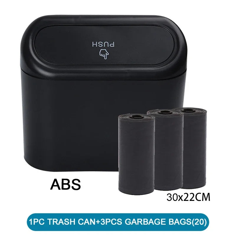 Keep Your Vehicle Spotless with a Compact Leak-Proof Car Trash Can