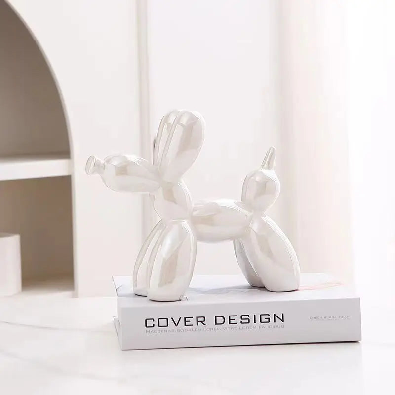 Small Balloon Dog Sculpture - Perfect Home Decor for Dog Lovers-Orizon Depot
