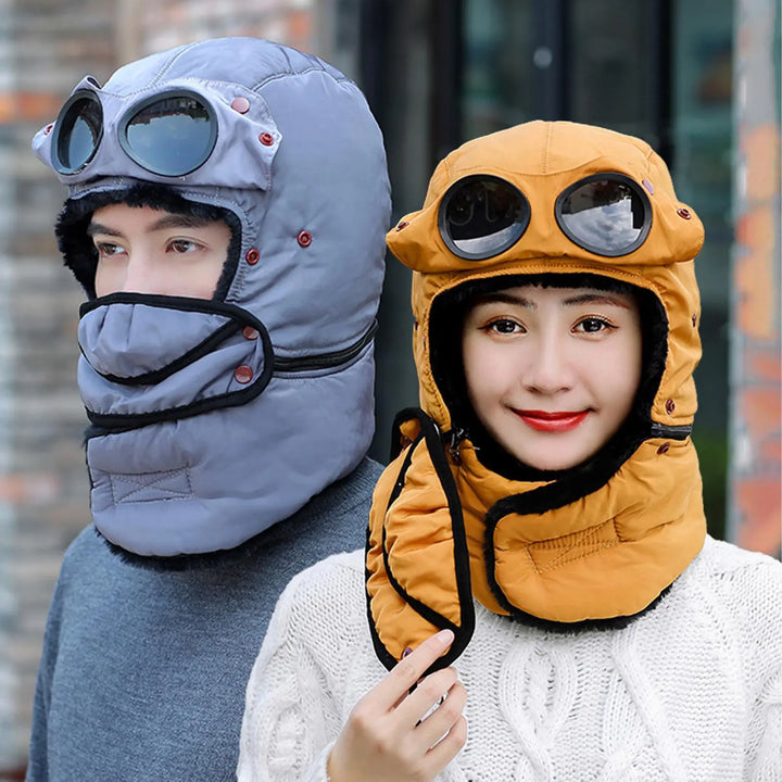 Thermal Windproof Face Covering Beanie for Cold Weather Protection-Orizon Depot