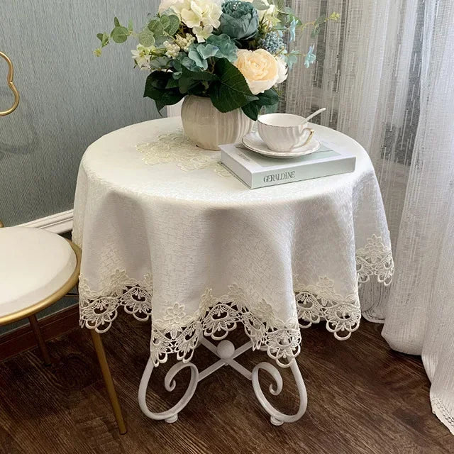Victorian Lace Dreams Elegant Tablecloth for Special Occasions-Orizon Depot