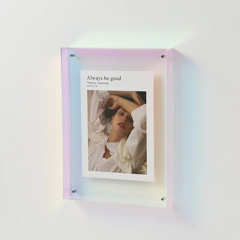 Double-Sided Acrylic Photo Frame for Displaying Memories-Orizon Depot