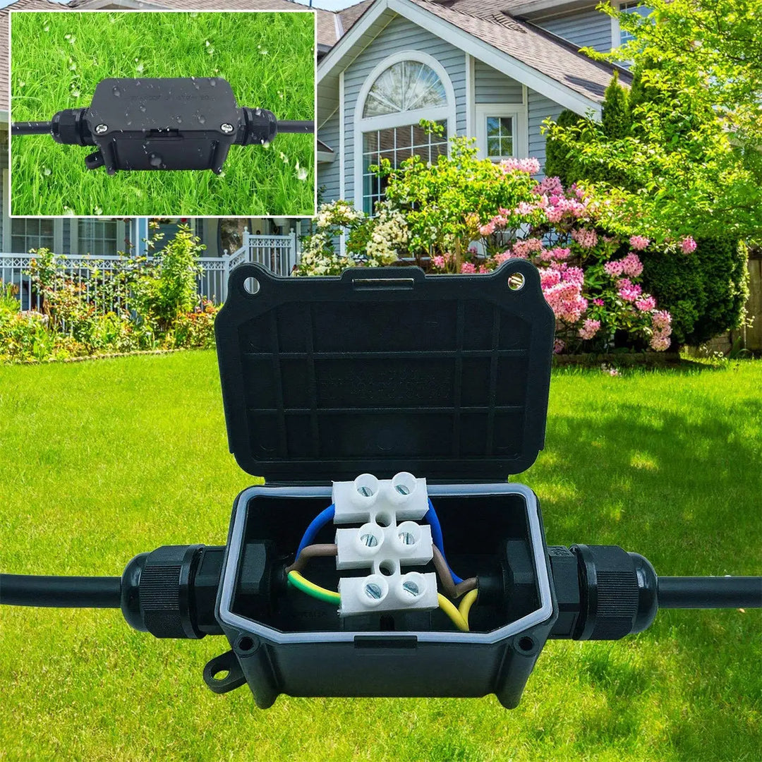 Outdoor Waterproof Electrical Cable Connector Junction Box for LED Lights