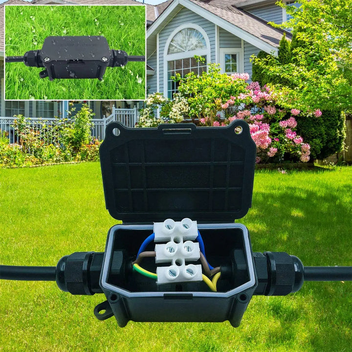 Outdoor Waterproof Electrical Cable Connector Junction Box for LED Lights