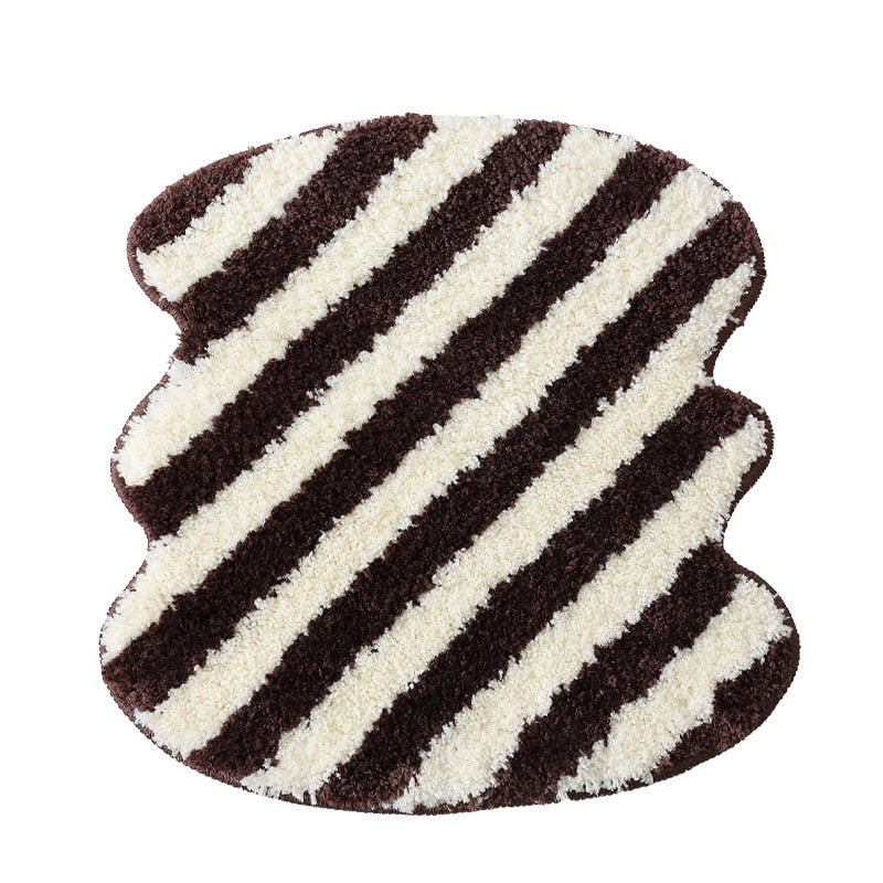 Quilted Striped Chair Cushion for Comfort and Style-Orizon Depot