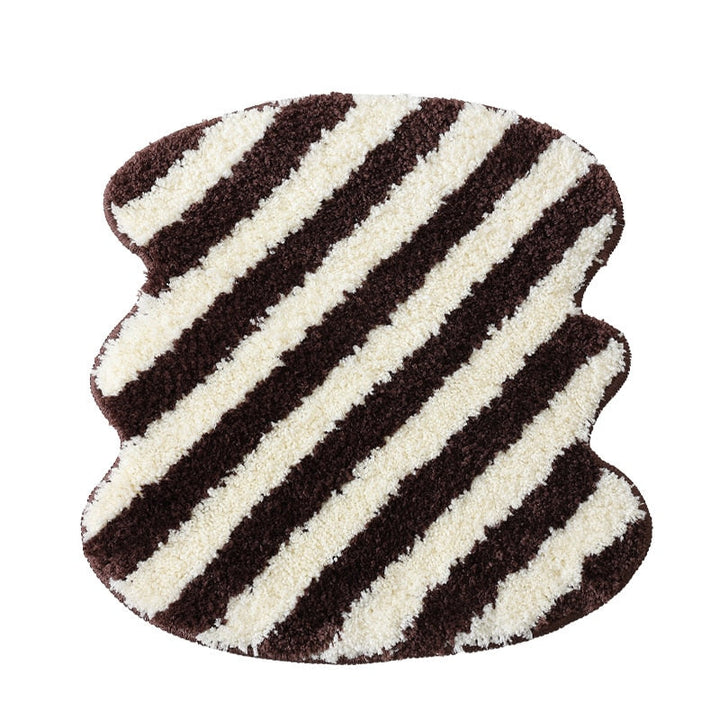 Quilted Striped Chair Cushion for Comfort and Style-Orizon Depot