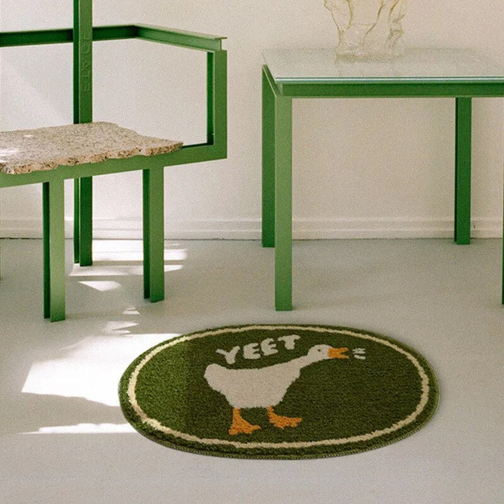 Cute Animal Handmade Bath Mat for Stylish Bathroom Decor-Orizon Depot
