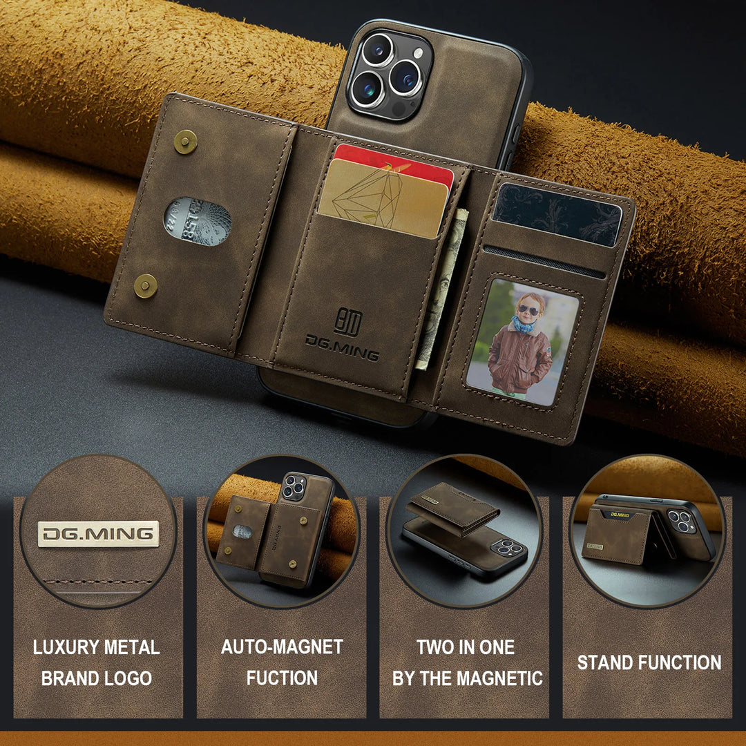2-in-1 iPhone Case with Detachable Wallet for Ultimate Convenience-Orizon Depot