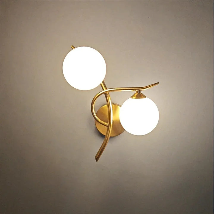 Nordic Dual Globe LED Wall Light for Modern Home Decor