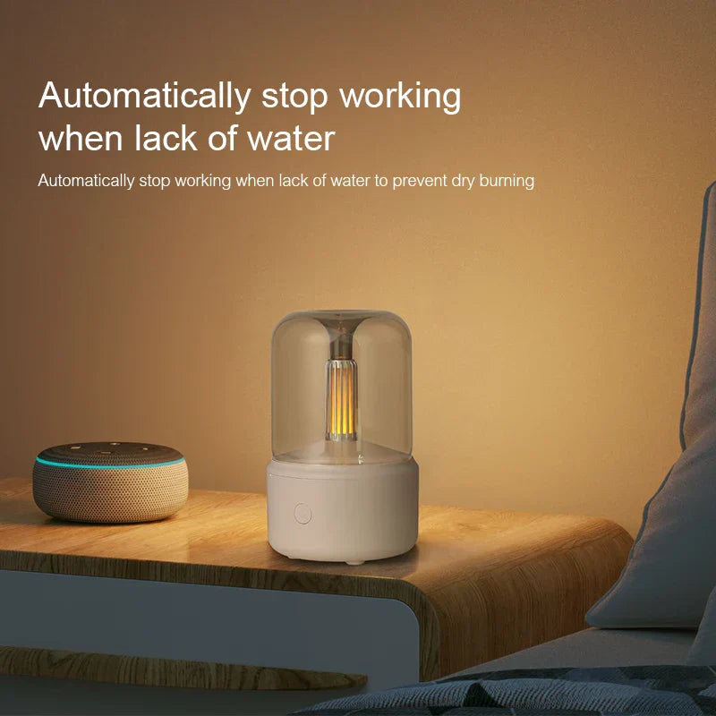 Retro Aroma Diffuser with Night Light - USB Essential Oil Humidifier-Orizon Depot