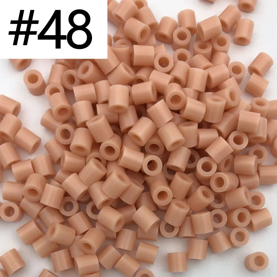 5mm 1000PCS Colorful Iron Fuse Beads for Kids DIY Pixel Art Toys